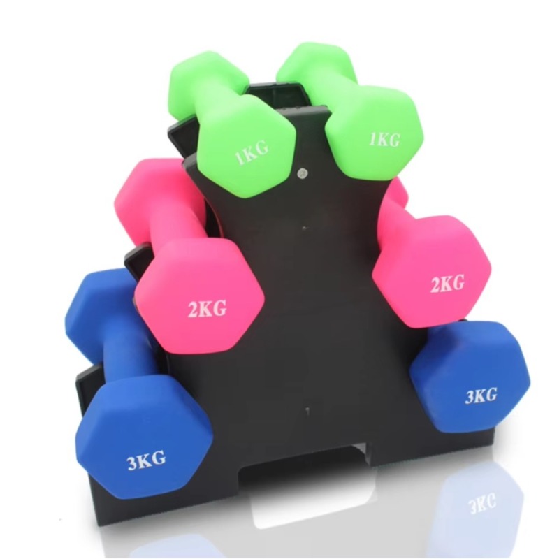 Home Gym Rack - ชั้นวางดัมเบล 3 ชั้น สำหรับอุปกรณ์ออกกำลังกายที่บ้าน โครงสร้างเหล็กแข็งแรง ทนทาน