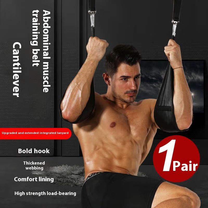 Home Gym Hyrox - สายรัดยกน้ำหนัก AB แบบทนทานต่อการฉีกขาด 1 คู่ใหม่ อุปกรณ์ออกกำลังกายสำหรับดึงข้อศอก