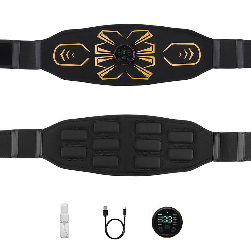 Home Gym Gear - เครื่องบริหารกล้ามเนื้อหน้าท้องอัจฉริยะ เข็มขัดกระชับสัดส่วน นวดตัว ฝึกซ้อมออกกำลังกาย อุปกรณ์ฟิตเนสสำหรับใช้ในบ้าน