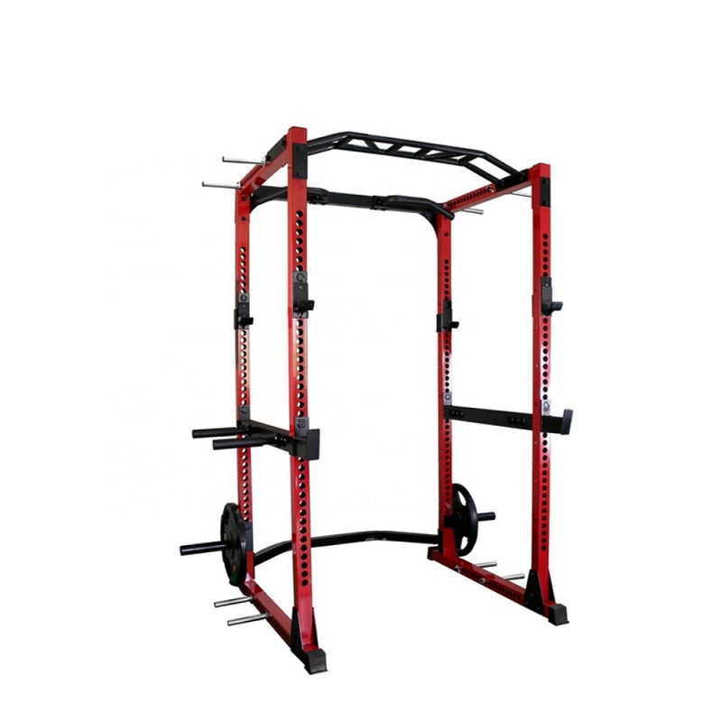 Home Gym Rack - แร็คออกกำลังกายอเนกประสงค์แบบตรง แร็คพาวเวอร์ยิม แร็คสควอท สำหรับยิมที่บ้าน 1