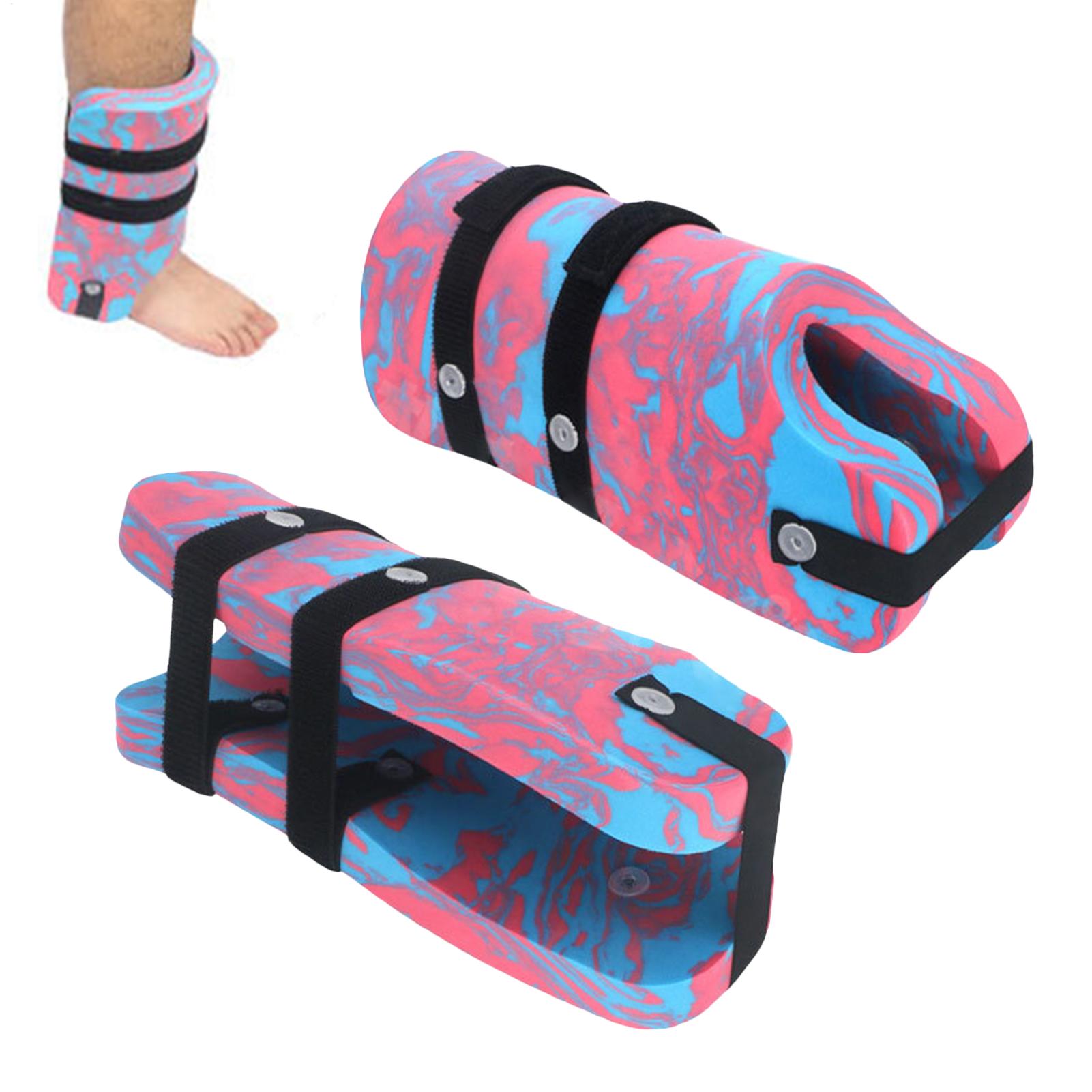 Home Gym Gear - น้ำหนักข้อเท้าสำหรับออกกำลังกายในน้ำ 2 ชิ้น อุปกรณ์ฝึกซ้อมในน้ำ น้ำหนักข้อเท้าสำหรับแอโรบิกในสระ ใช้สำหรับออกกำลังกายที่บ้าน