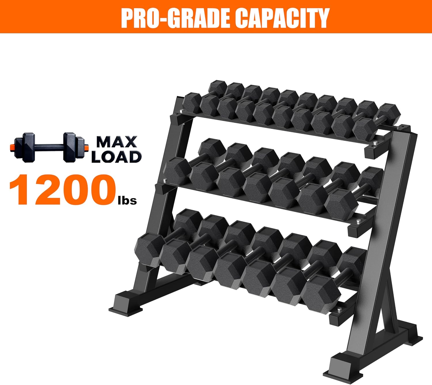 ชั้นวางดัมเบลแบบสามชั้นสำหรับง - Home Gym Rack บทวิจารณ์และราคา