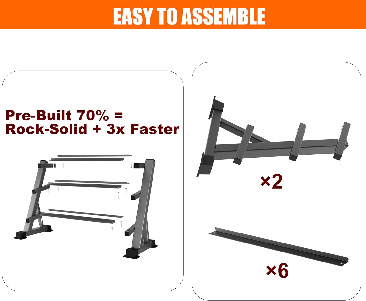 ชั้นวางดัมเบลแบบสามชั้นสำหรับง - Home Gym Rack บทวิจารณ์และราคา