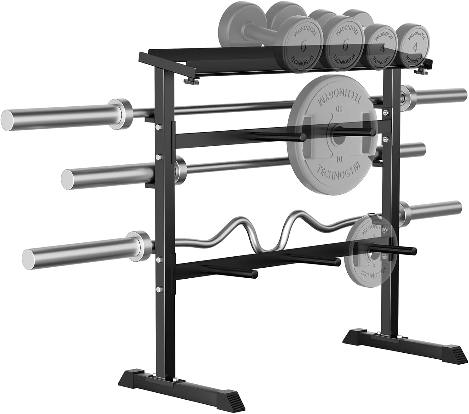 ชั้นวางเก็บน้ำหนักสำหรับฝึกควา - Home Gym Rack บทวิจารณ์และราคา