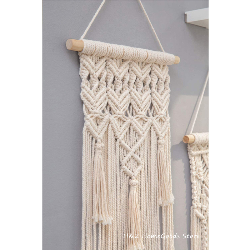 Hot Macrame แขวนผนัง Tapestry  - Home Gym Decor บทวิจารณ์และราคา