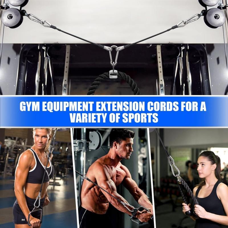 1/2 pcs GYM CABLE EXTENSION ใช - Home Gym Bowflex Machine บทวิจารณ์และราคา