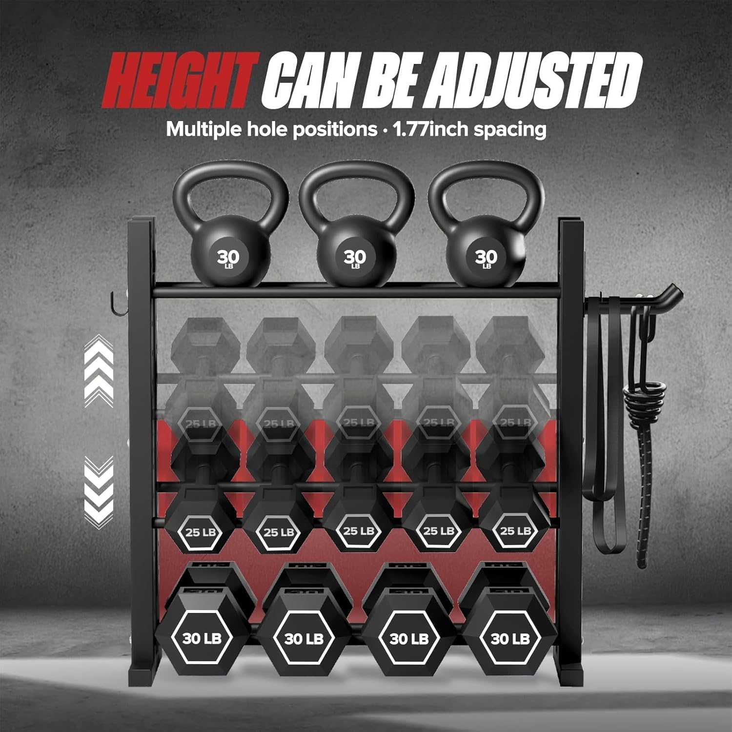 ใช้ในบ้าน, วัสดุเหล็ก, สีเงิน, - Home Gym Rack บทวิจารณ์และราคา