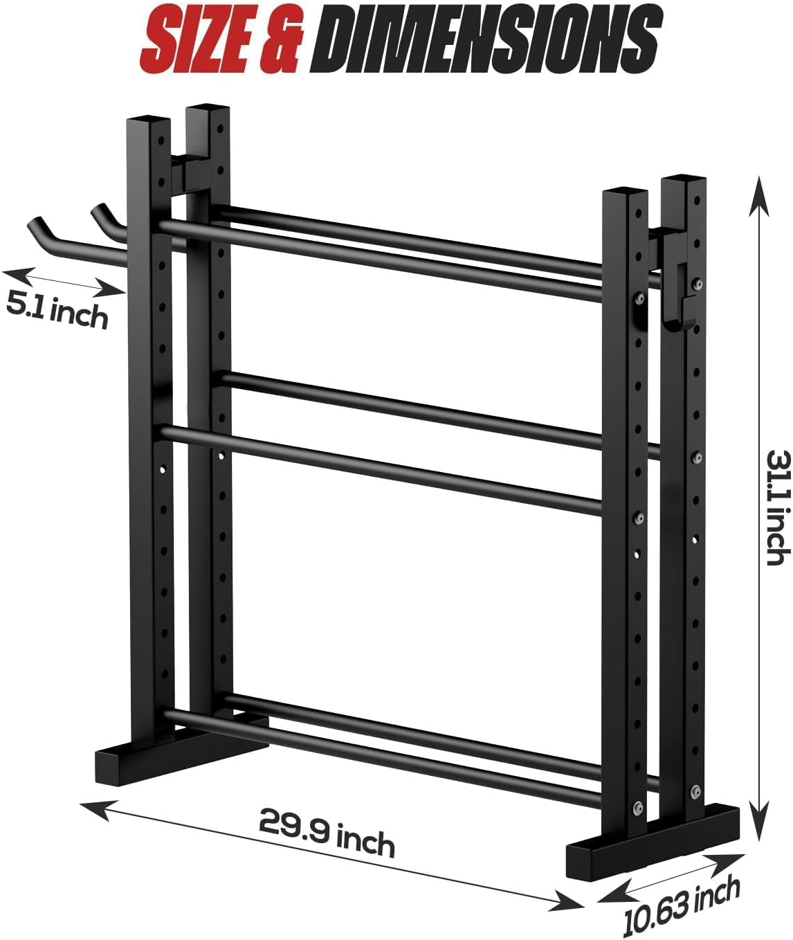 ใช้ในบ้าน, วัสดุเหล็ก, สีเงิน, - Home Gym Rack บทวิจารณ์และราคา