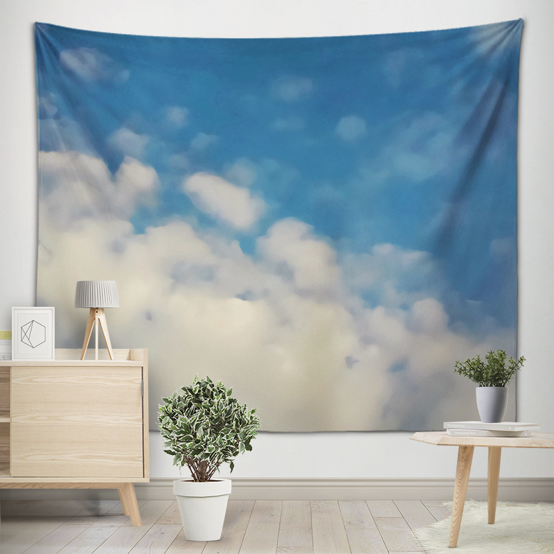 ไพเราะเมฆ Art Tapestry Wall แข - Home Gym Decor บทวิจารณ์และราคา