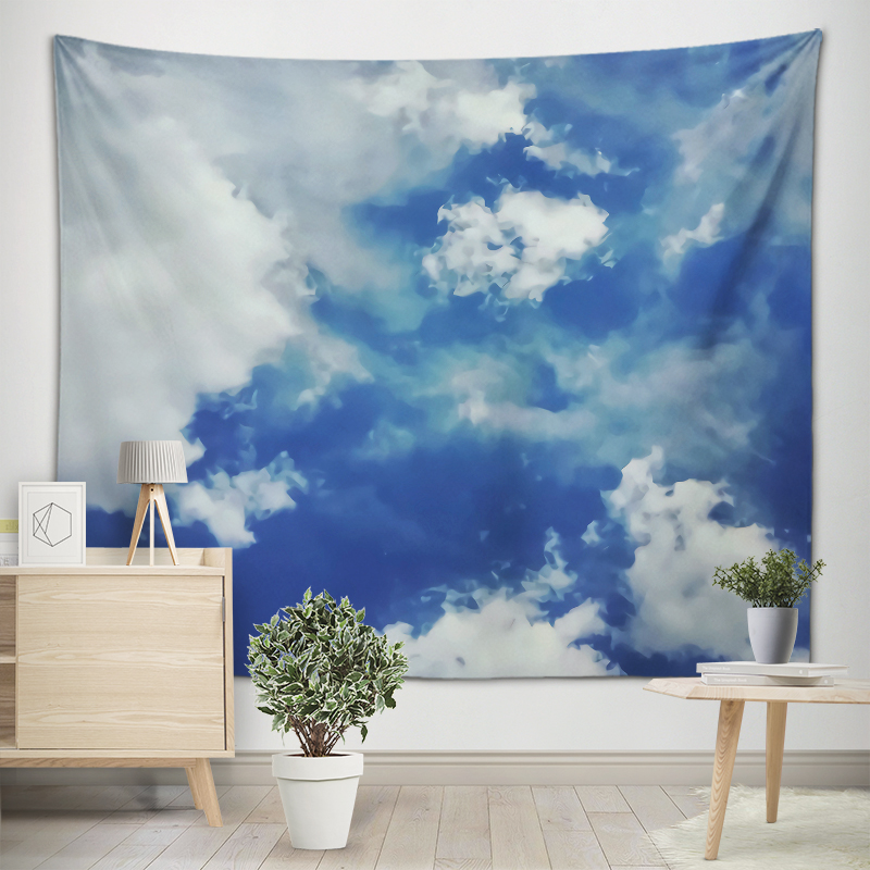 ไพเราะเมฆ Art Tapestry Wall แข - Home Gym Decor บทวิจารณ์และราคา