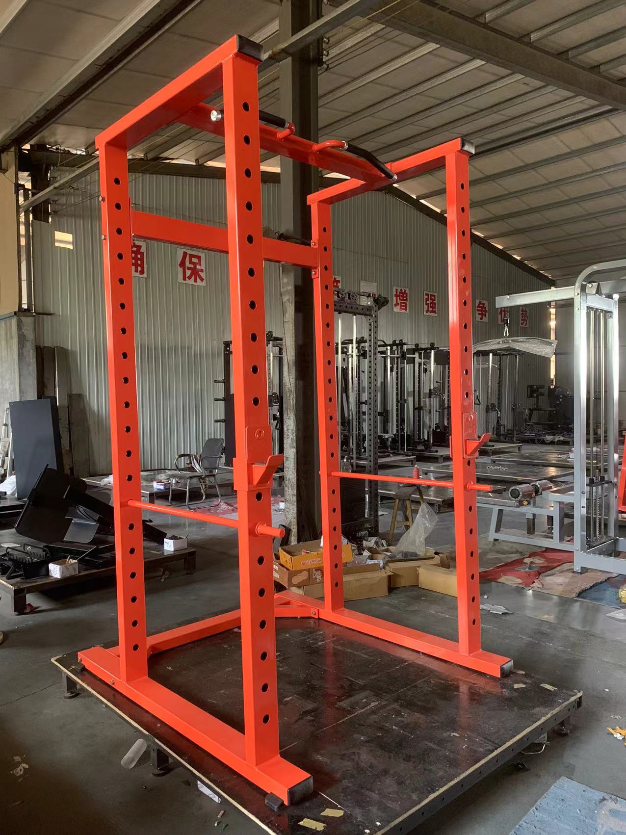 โครงเหล็กยกน้ำหนักและแร็คสควอท - Home Gym Rack บทวิจารณ์และราคา
