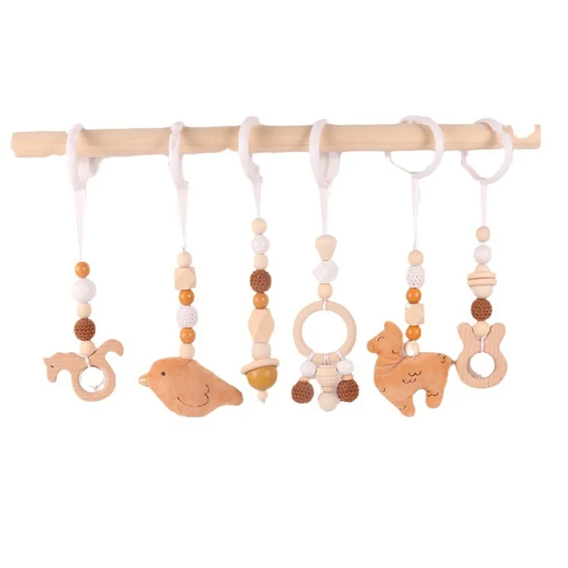 6 ชิ้นของเล่นเด็กไม้ Beech กิจ - Home Gym Decor บทวิจารณ์และราคา