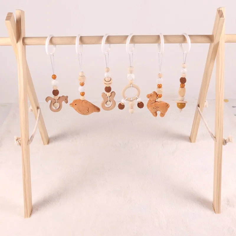 6 ชิ้นของเล่นเด็กไม้ Beech กิจ - Home Gym Decor บทวิจารณ์และราคา