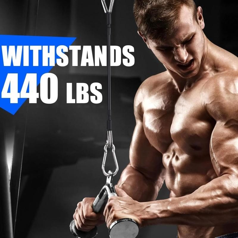 สายเคเบิลยิม 25 ซม. 1/2 ชิ้น ใ - Lat Pulldown Cable บทวิจารณ์และราคา