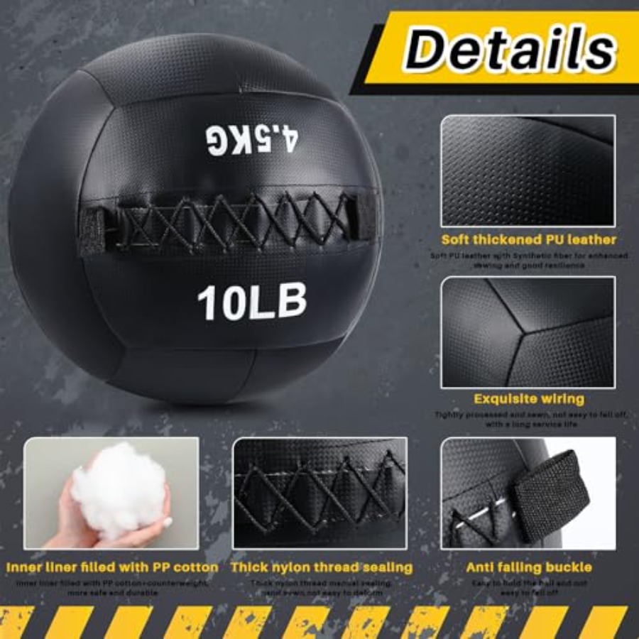 ลูกบอลยาวยืดหยุ่นสำหรับออกกำลั - Medicine Ball Slam บทวิจารณ์และราคา