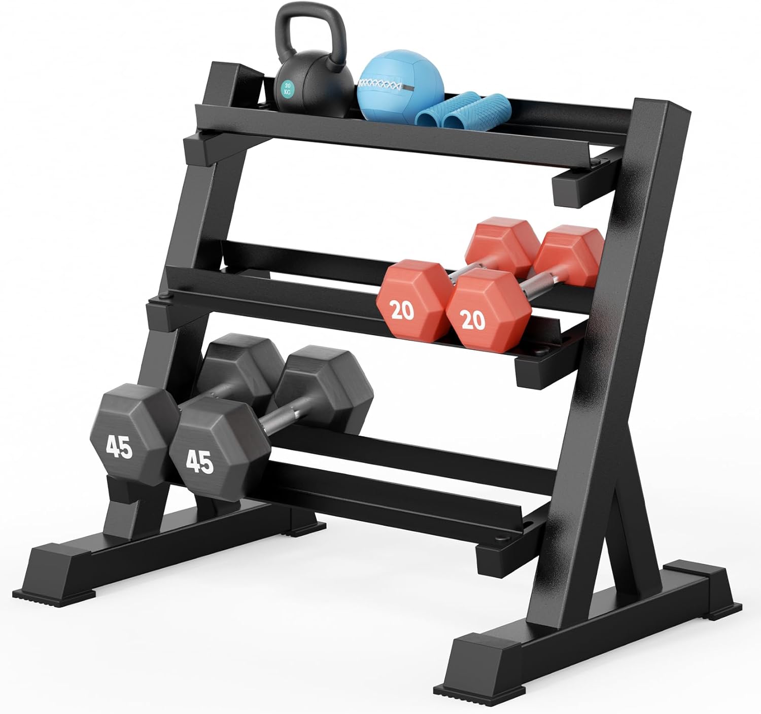 ชั้นวางดัมเบลสำหรับยิมที่บ้าน, - Home Gym Rack บทวิจารณ์และราคา