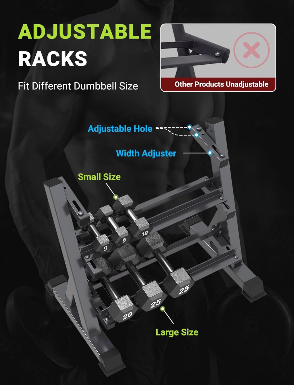 ชั้นวางดัมเบลสำหรับยิมที่บ้าน, - Home Gym Rack บทวิจารณ์และราคา